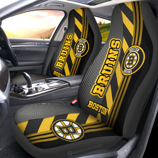 Boston Bruins Car Seat Covers Custom Car Accessories - Gearcarcover - 1