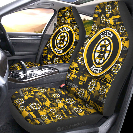 Boston Bruins Car Seat Covers Custom Car Accessories - Gearcarcover - 1