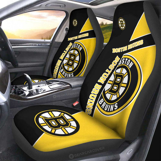 Boston Bruins Car Seat Covers Custom Car Decorations For Fans - Gearcarcover - 2
