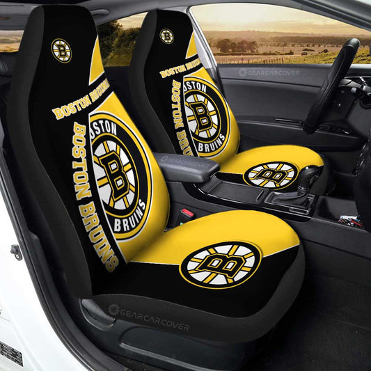 Boston Bruins Car Seat Covers Custom Car Decorations For Fans - Gearcarcover - 1