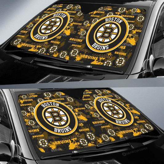 Boston Bruins Car Sunshade Custom Car Accessories - Gearcarcover - 2