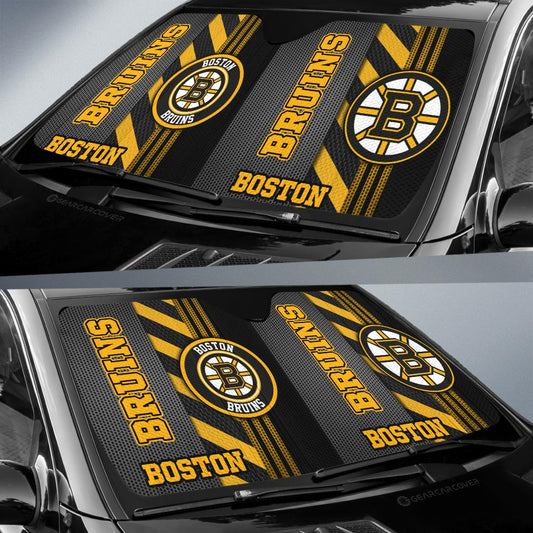 Boston Bruins Car Sunshade Custom Car Accessories - Gearcarcover - 2