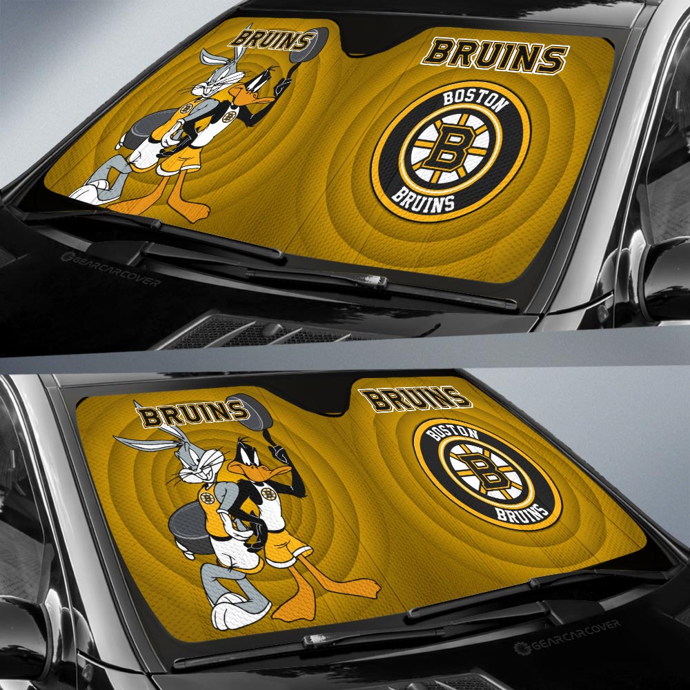 Boston Bruins Car Sunshade Custom Car Accessories - Gearcarcover - 2