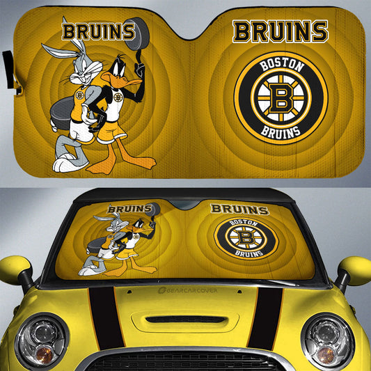 Boston Bruins Car Sunshade Custom Car Accessories - Gearcarcover - 1