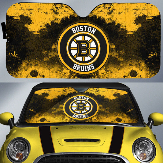Boston Bruins Car Sunshade Custom Car Accessories - Gearcarcover - 1
