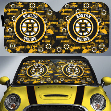 Boston Bruins Car Sunshade Custom Car Accessories - Gearcarcover - 1