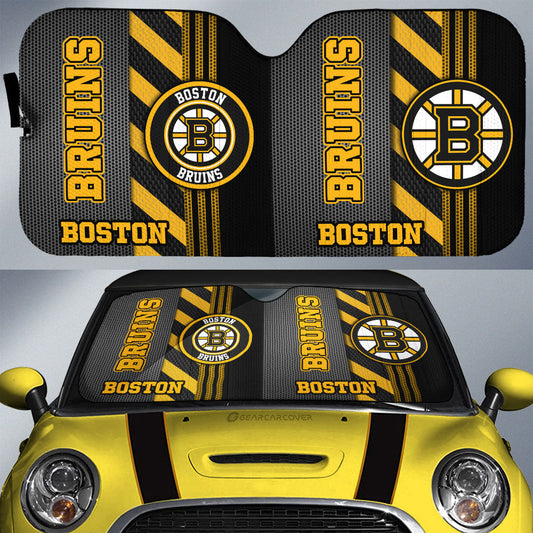 Boston Bruins Car Sunshade Custom Car Accessories - Gearcarcover - 1