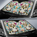 Boston Bruins Car Sunshade Custom Sugar Skull Car Accessories - Gearcarcover - 2