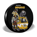 Boston Bruins Spare Tire Covers Horror Characters Car Accessories - Gearcarcover - 3