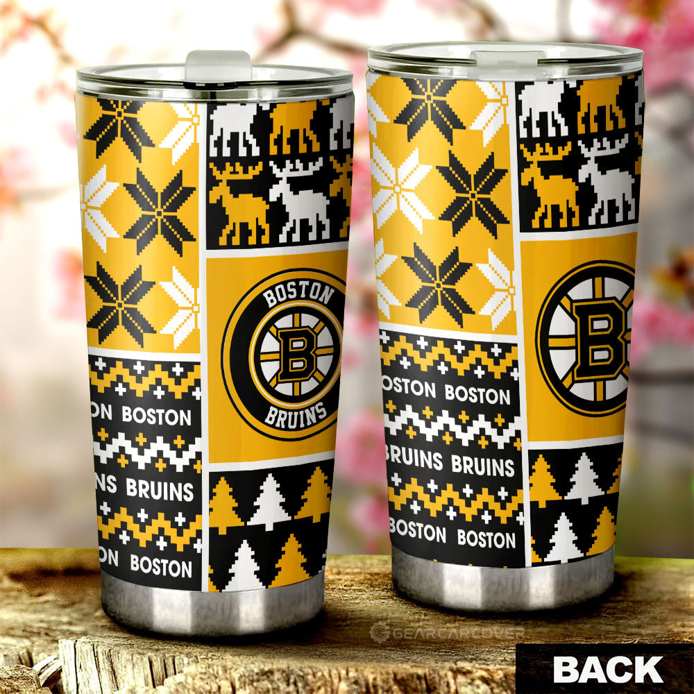 Boston Bruins Tumbler Cup Custom Ugly Style Car Accessories - Gearcarcover - 2
