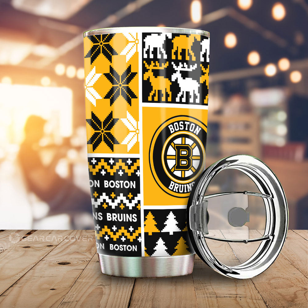 Boston Bruins Tumbler Cup Custom Ugly Style Car Accessories - Gearcarcover - 1