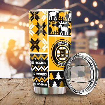 Boston Bruins Tumbler Cup Custom Ugly Style Car Accessories - Gearcarcover - 1