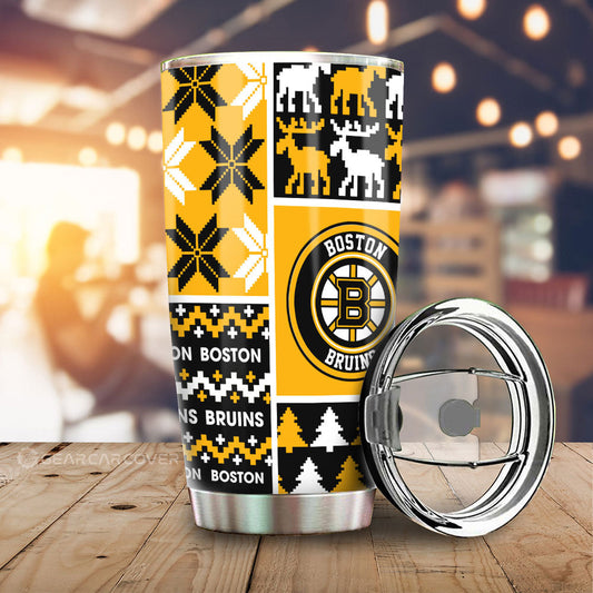 Boston Bruins Tumbler Cup Custom Ugly Style Car Accessories - Gearcarcover - 1