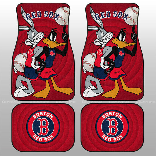 Boston Red Sox Car Floor Mats Custom Car Accessories - Gearcarcover - 1