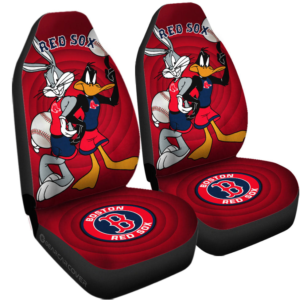 Boston Red Sox Car Seat Covers Custom Car Accessories - Gearcarcover - 3