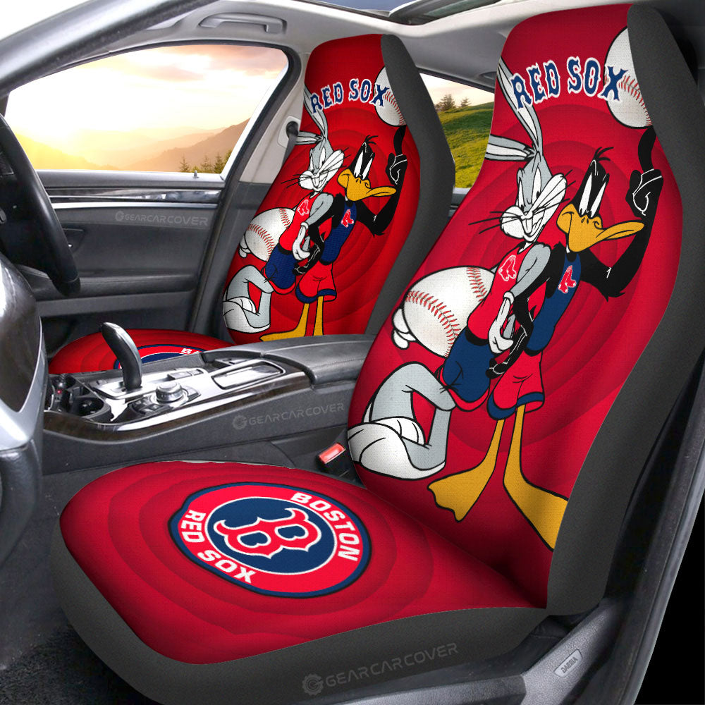 Boston Red Sox Car Seat Covers Custom Car Accessories - Gearcarcover - 1