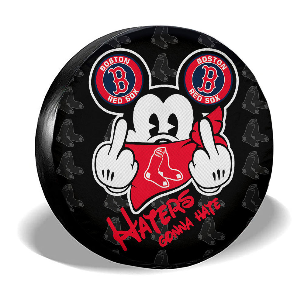 Boston Red Sox Spare Tire Covers Custom Car Accessories - Gearcarcover - 3
