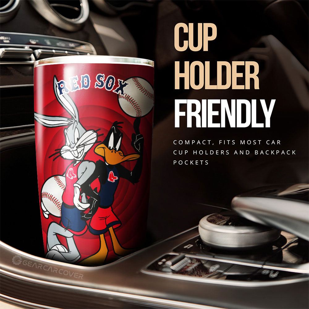 Boston Red Sox Tumbler Cup Custom Car Accessories - Gearcarcover - 3