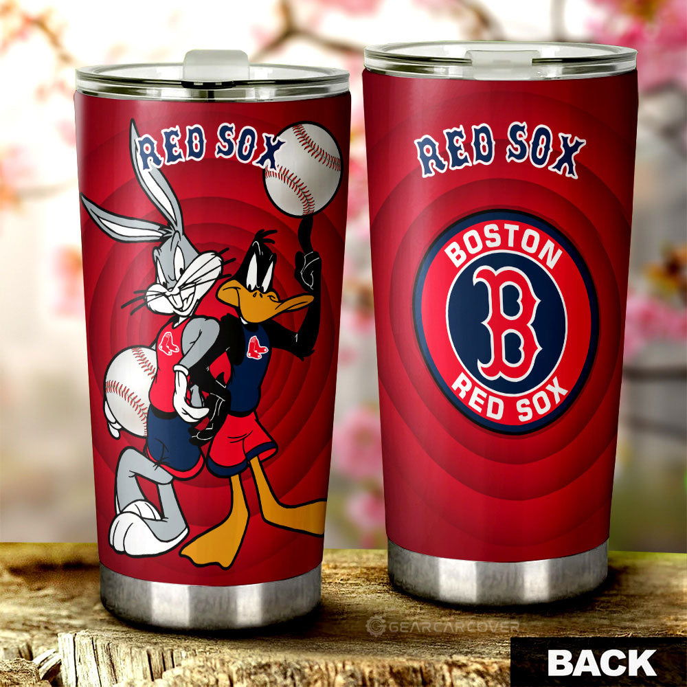 Boston Red Sox Tumbler Cup Custom Car Accessories - Gearcarcover - 1