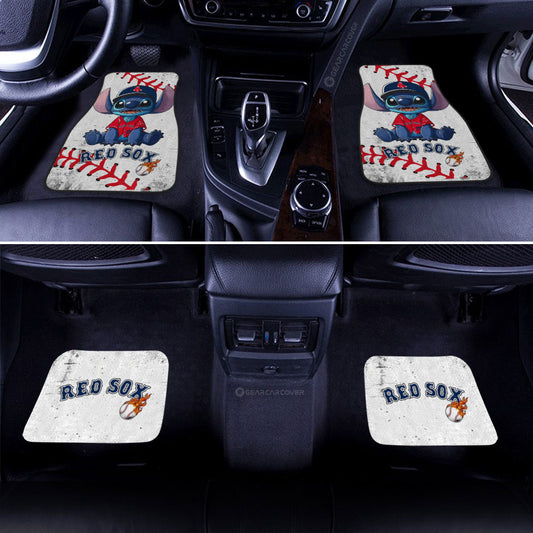 Bostons Red Sox Car Floor Mats Stitch Theme Collection - Gearcarcover - 2
