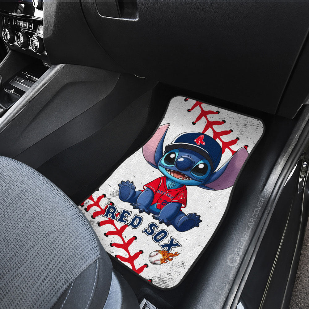 Bostons Red Sox Car Floor Mats Stitch Theme Collection - Gearcarcover - 3