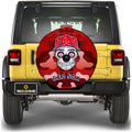 Bostons Red Sox Spare Tire Covers Camera Hole Skull Theme Collection - Gearcarcover - 1