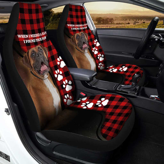 Boxer Car Seat Covers Custom Boxer Dog Lover Car Accessories - Gearcarcover - 2