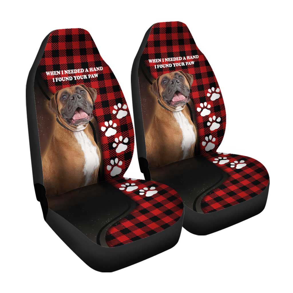 Boxer Car Seat Covers Custom Boxer Dog Lover Car Accessories - Gearcarcover - 3