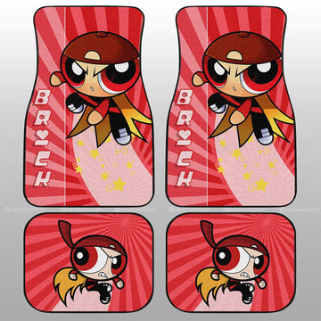 Brick The Powerpuff Girls Car Floor Mats Custom Car Accessories - Gearcarcover - 1