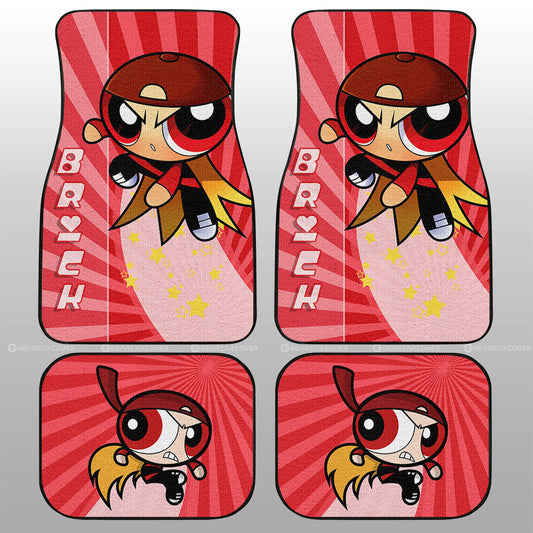 Brick The Powerpuff Girls Car Floor Mats Custom Car Accessories - Gearcarcover - 1