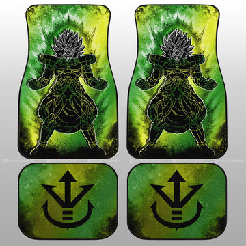 Broly Car Floor Mats Custom Anime Car Accessories - Gearcarcover - 1