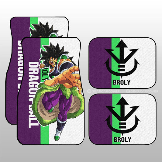Broly Car Floor Mats Custom Car Accessories For Fans - Gearcarcover - 1