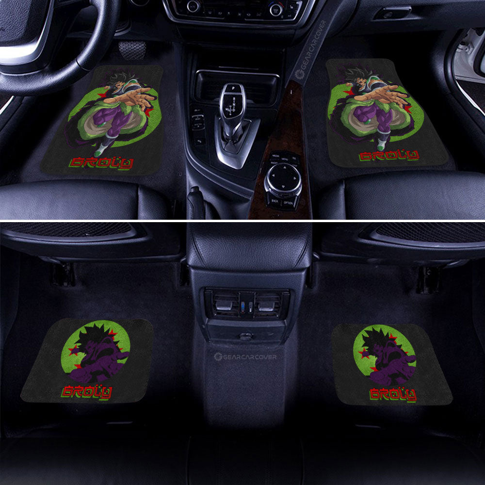 Broly Car Floor Mats Custom Dragon Ball Anime Car Accessories - Gearcarcover - 2