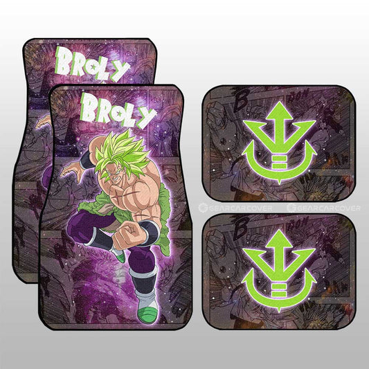 Broly Car Floor Mats Custom Galaxy Style Car Accessories - Gearcarcover - 1