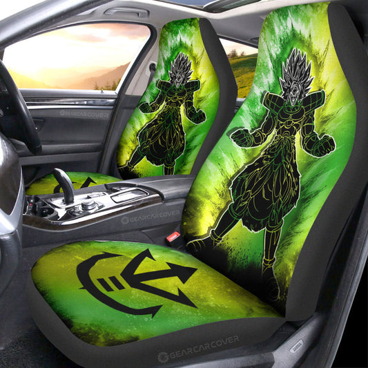 Broly Car Seat Covers Custom Anime Car Accessories - Gearcarcover - 1