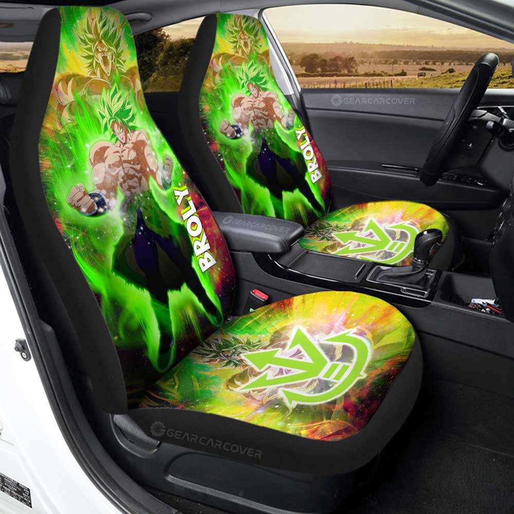 Broly Car Seat Covers Custom Characters Car Accessories - Gearcarcover - 2