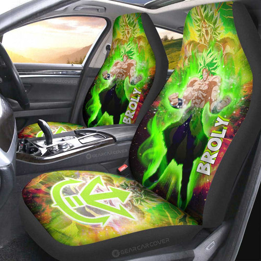 Broly Car Seat Covers Custom Characters Dragon Ball Car Accessories - Gearcarcover - 1