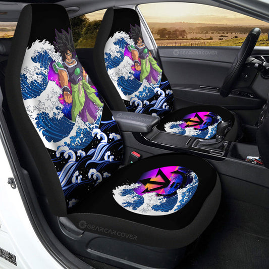Broly Car Seat Covers Custom Dragon Ball Car Interior Accessories - Gearcarcover - 2