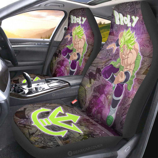 Broly Car Seat Covers Custom Galaxy Style Car Accessories - Gearcarcover - 2