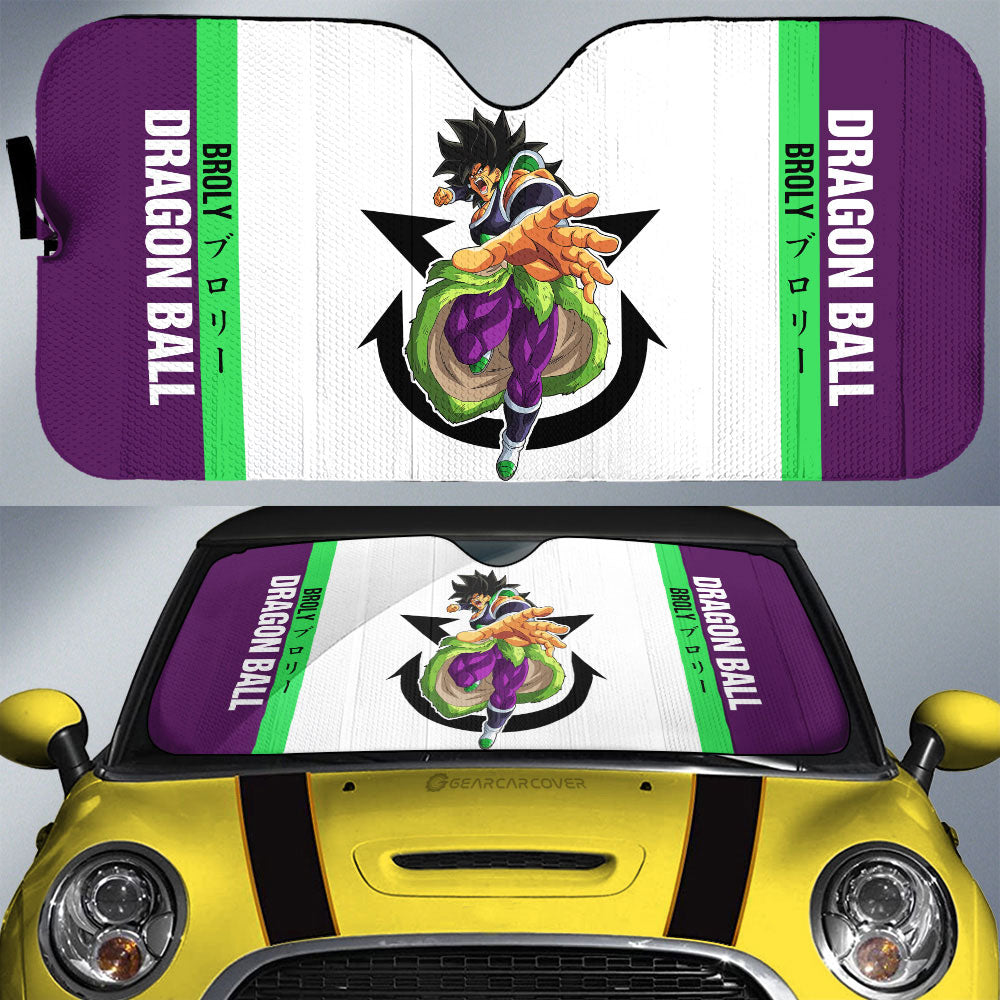 Broly Car Sunshade Custom Car Accessories For Fans - Gearcarcover - 1