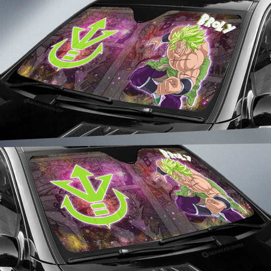 Broly Car Sunshade Custom Car Accessories Galaxy Style - Gearcarcover - 2