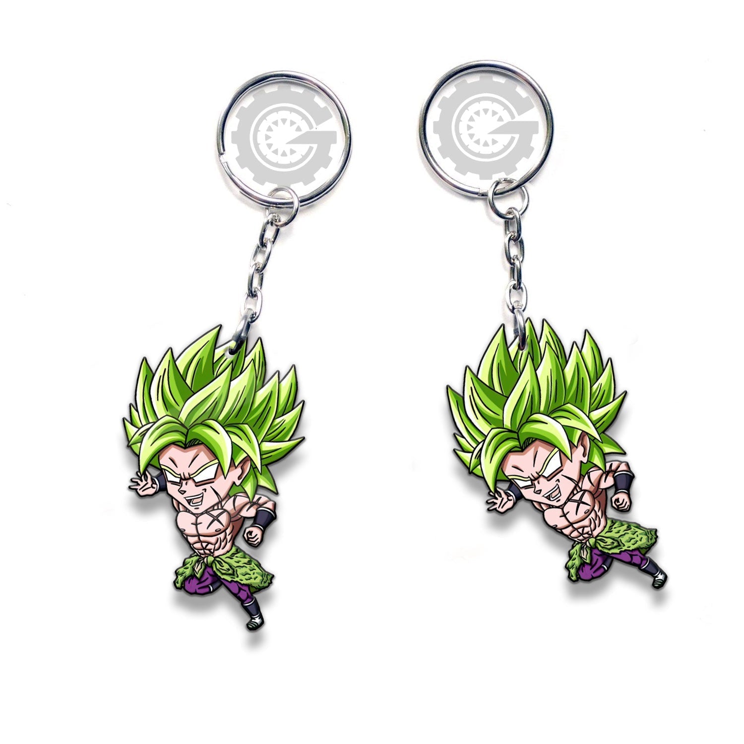 Broly Keychain Custom Car Accessories - Gearcarcover - 3