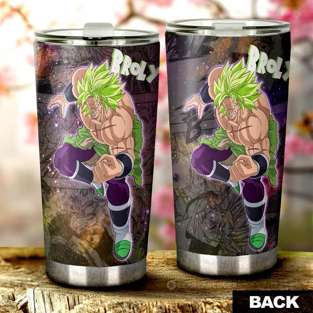Broly Tumbler Cup Custom Car Accessories Galaxy Style - Gearcarcover - 3