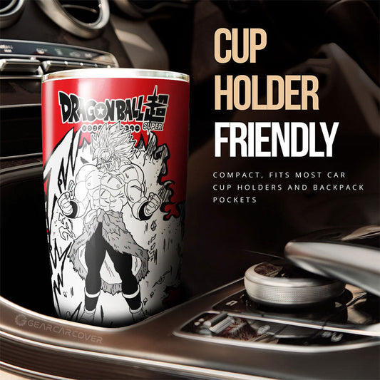 Broly Tumbler Cup Custom Car Accessories Manga Style - Gearcarcover - 2