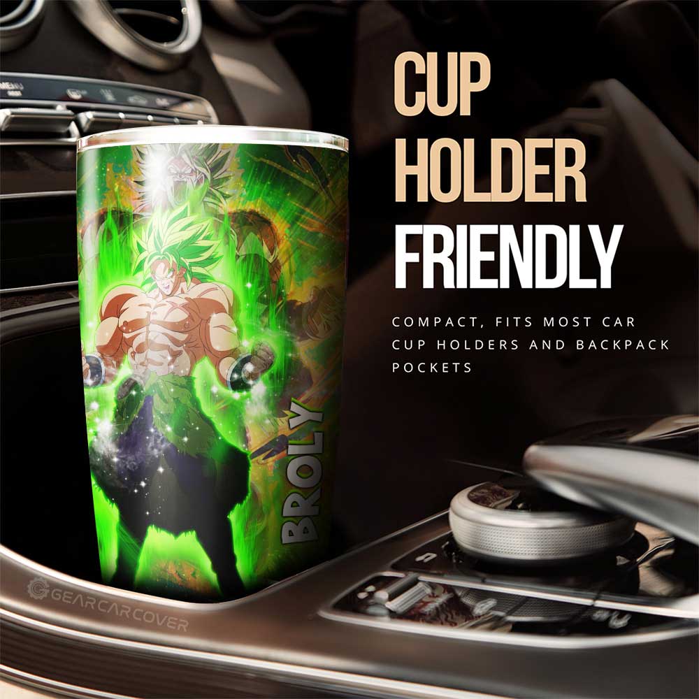 Broly Tumbler Cup Custom Characters Car Interior Accessories - Gearcarcover - 3