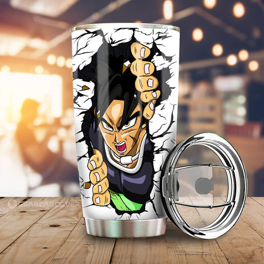 Broly Tumbler Cup Custom Dragon Ball Anime - Gearcarcover - 1