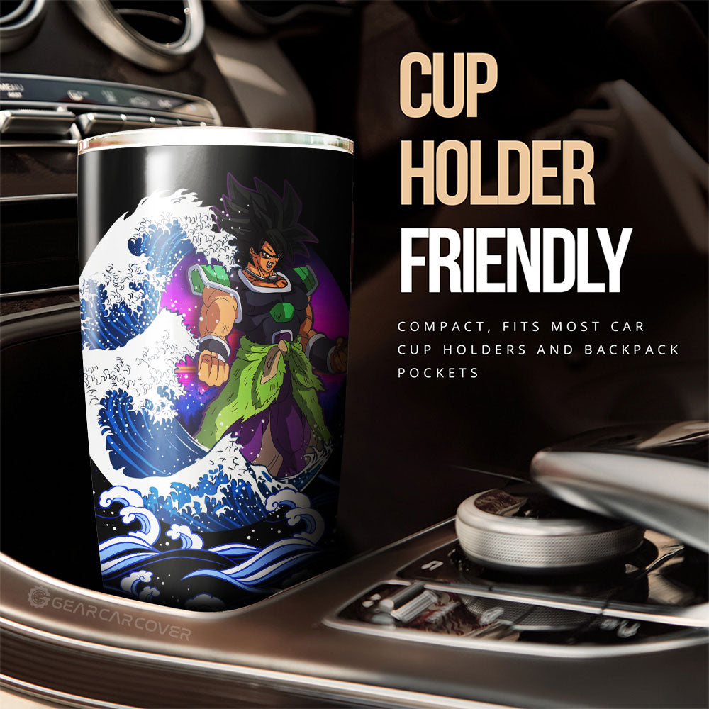 Broly Tumbler Cup Custom Dragon Ball Car Interior Accessories - Gearcarcover - 3