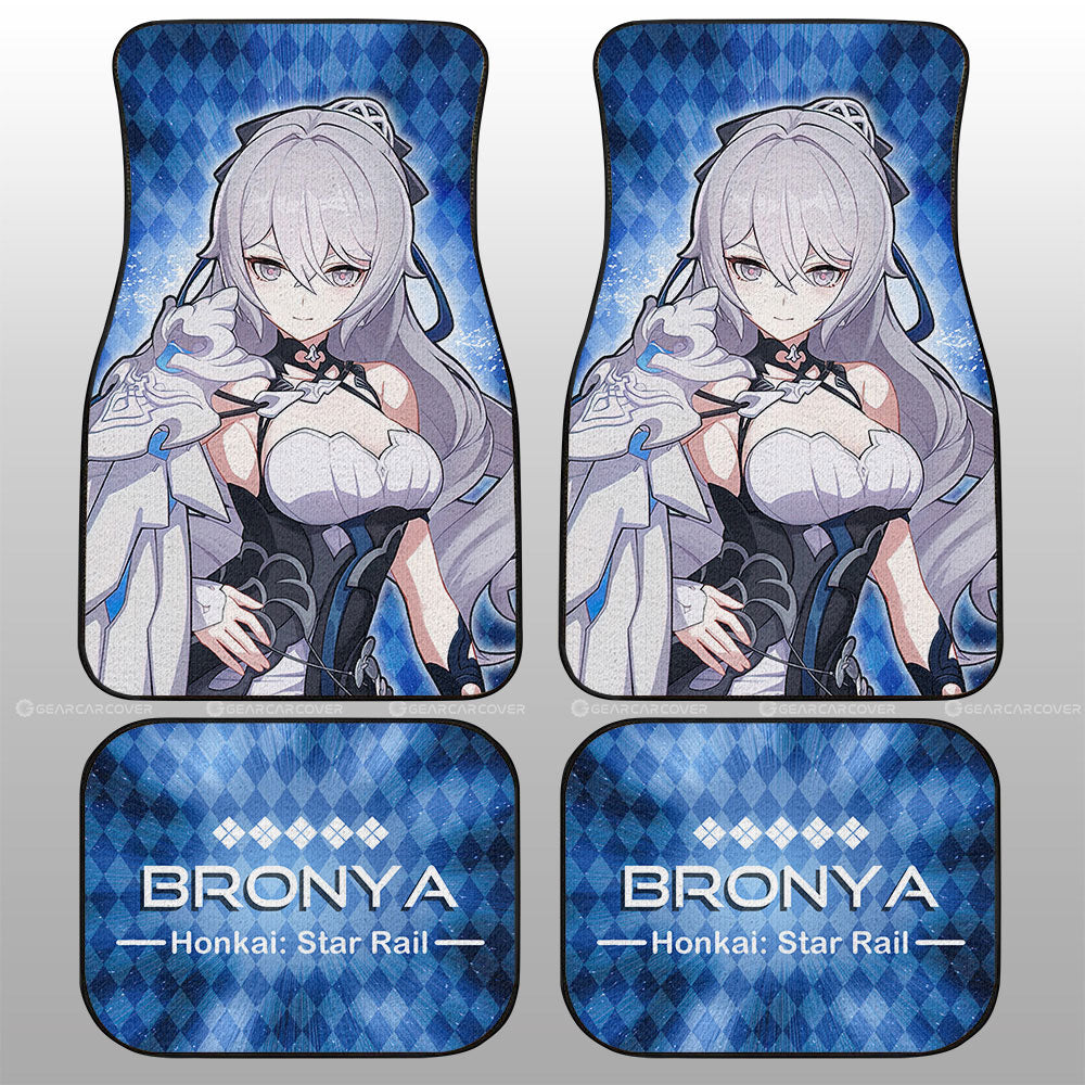 Bronya Car Floor Mats Custom Honkai Star Rail Car Accessories - Gearcarcover - 1