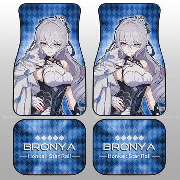 Bronya Car Floor Mats Custom Honkai Star Rail Car Accessories - Gearcarcover - 1