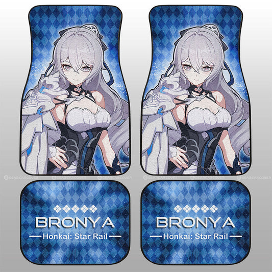 Bronya Car Floor Mats Custom Honkai Star Rail Car Accessories - Gearcarcover - 1